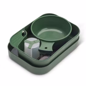Tallrikslåda Komplett - Mörkgrön