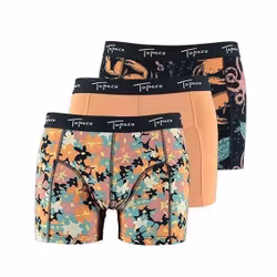 Regular boxer mönstrad 3-p - Topeco