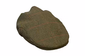 Mörkgrön tweedkeps - Walker & Hawkes