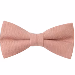 Enfärgad rosa knuten fluga