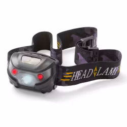 Pannlampa HL3N 3W svart