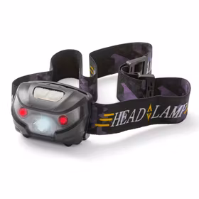 Pannlampa HL3N 3W svart