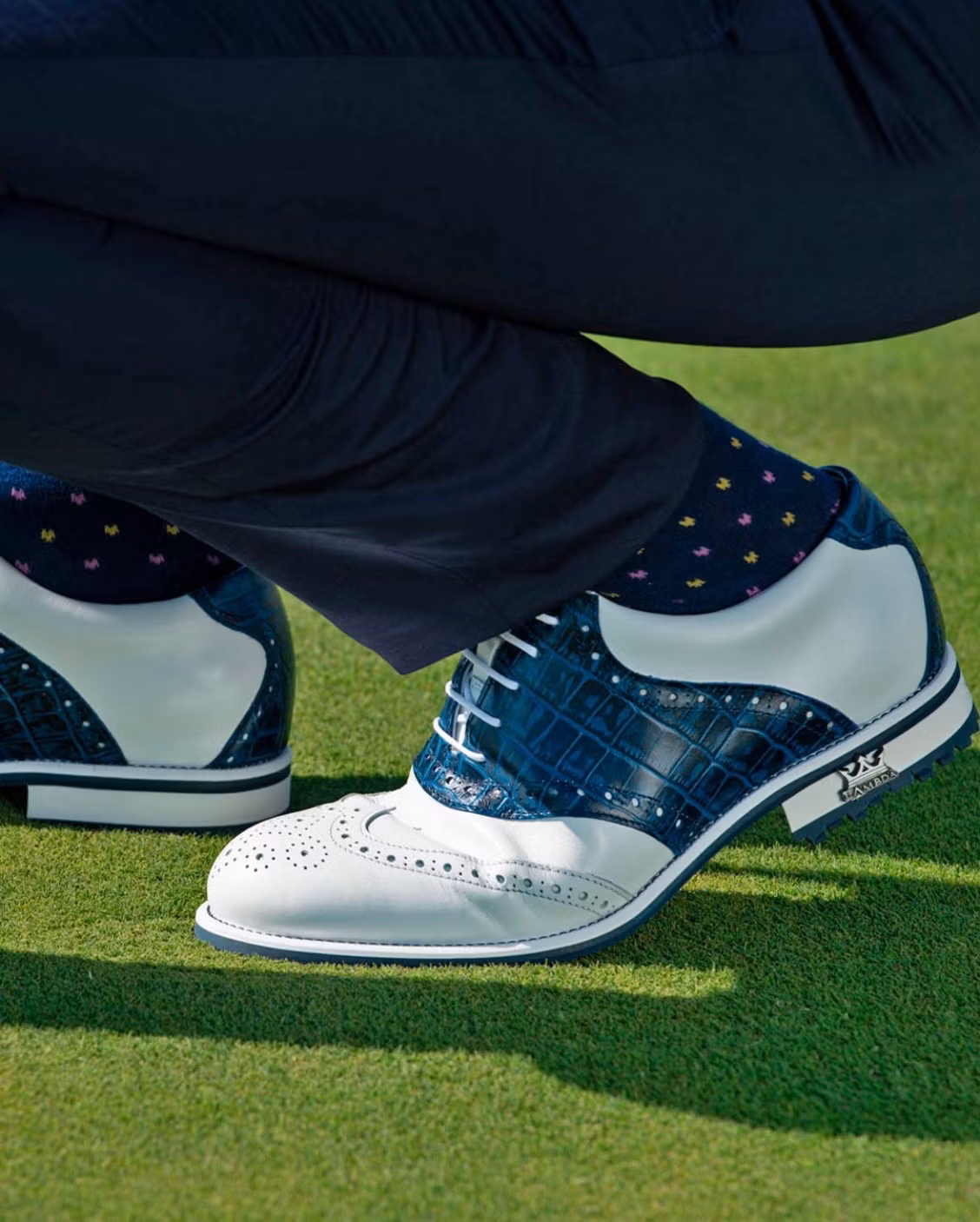 Lambda golfsko - Pavia White/Blue