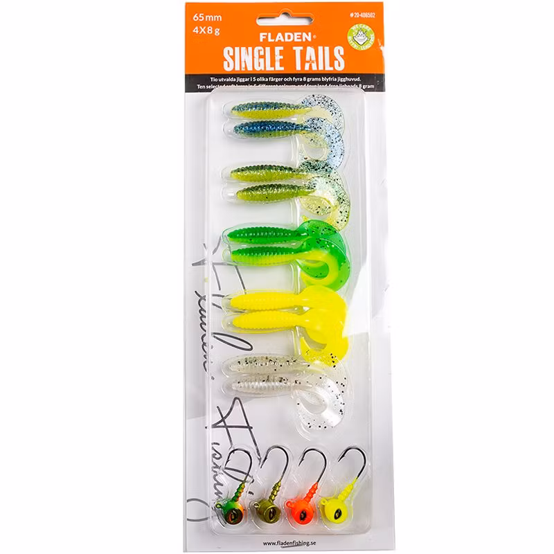 Jiggsortering Single Tail 8g 6,5cm