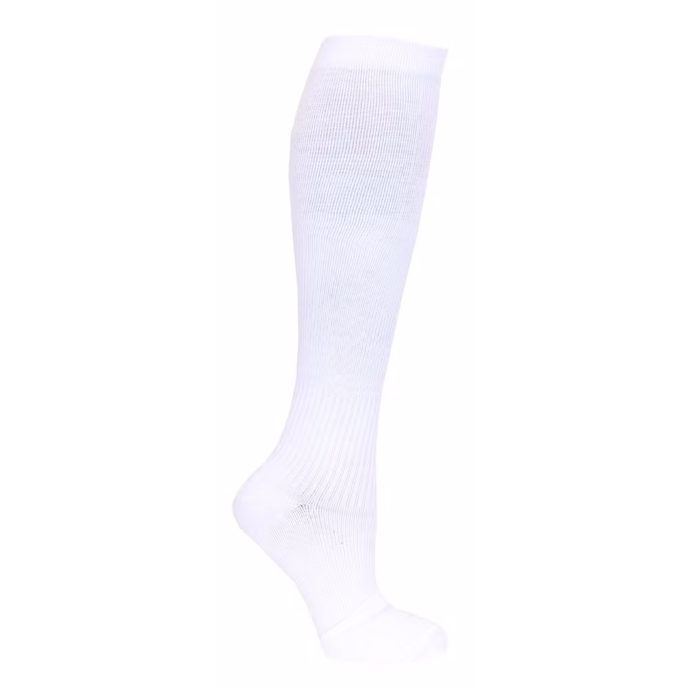 Vit stödstrumpa bambu - Zent