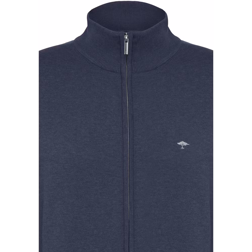 Tröja med 1/1 zip - Night -  Fynch-Hatton