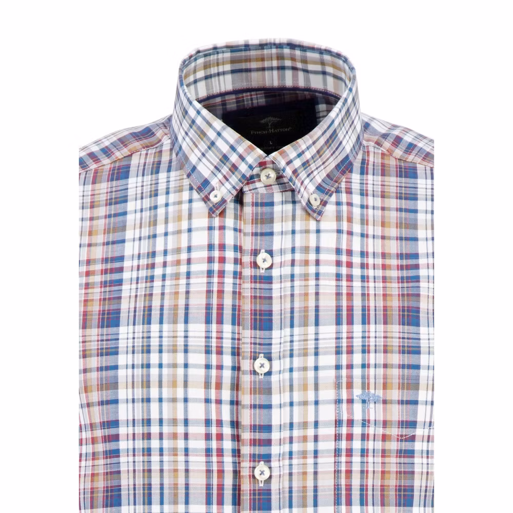 Rutig bomullsskjorta - Fynch-Hatton