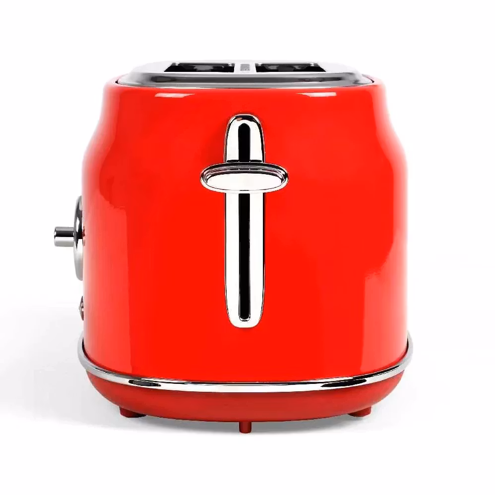 Brödrost retro röd - Livoo