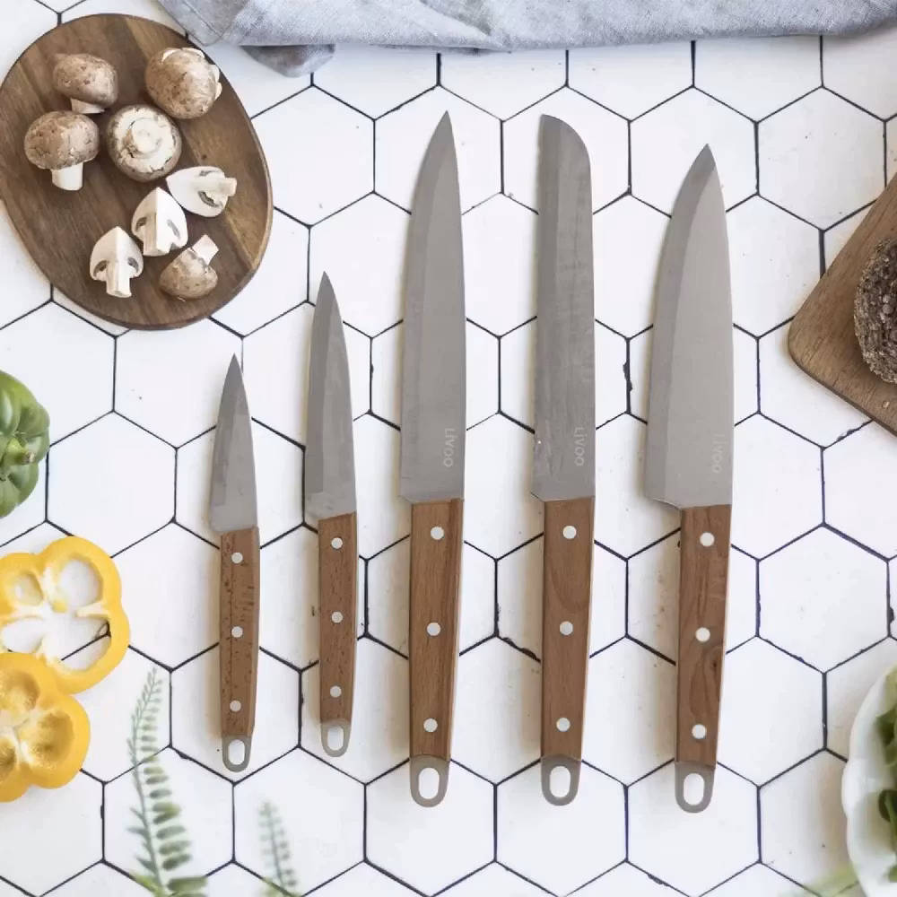 Set med 5 knivar - Livoo