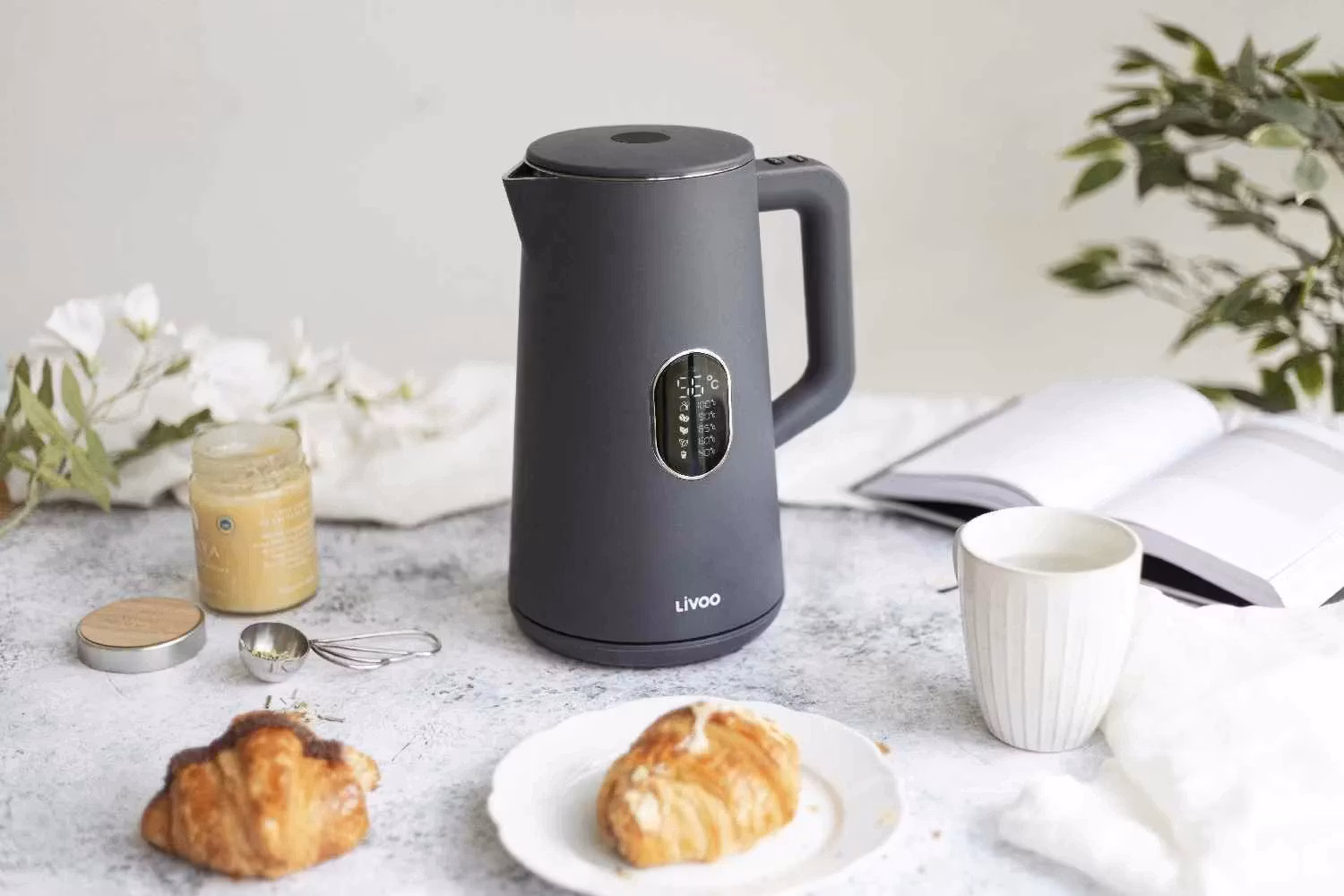 Digital vattenkokare Grå - Livoo