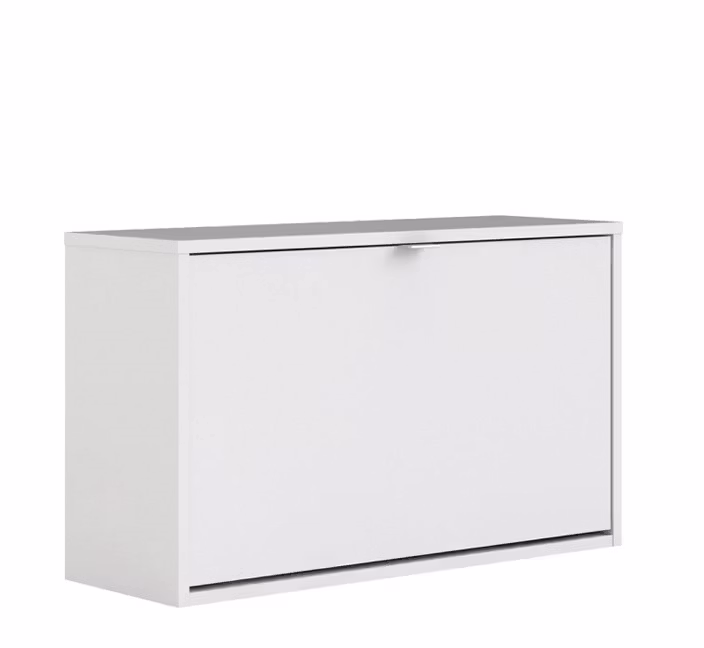 Skoskåp djup 17 cm vit - Tvilum