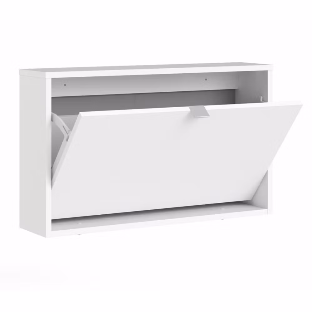 Skoskåp djup 17 cm vit - Tvilum