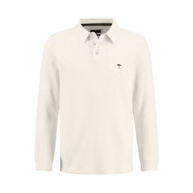 Långärmad piké - Off White -  Fynch-Hatton