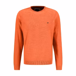 Rundhalsad pullover -Tangerine - Fynch-Hatton