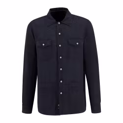 Overshirt Linne Navy -  Fynch-Hatton