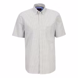 Kortärmad skjorta - Dusty Olive -  Fynch-Hatton