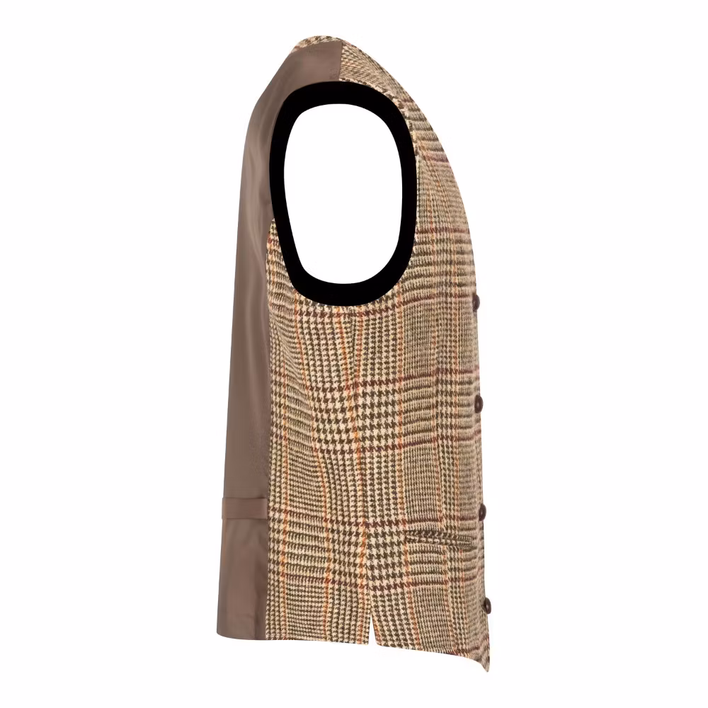 Harris Tweed väst Dessert Tan - Dalston