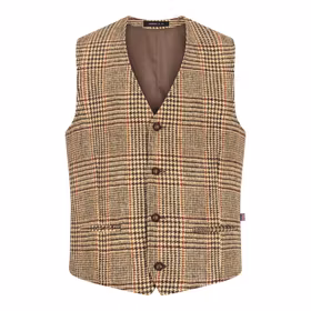 Harris Tweed väst Dessert Tan - Dalston