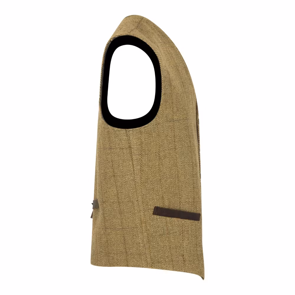 Tweedväst Derby Alcott Light Green- Walker & Hawkes