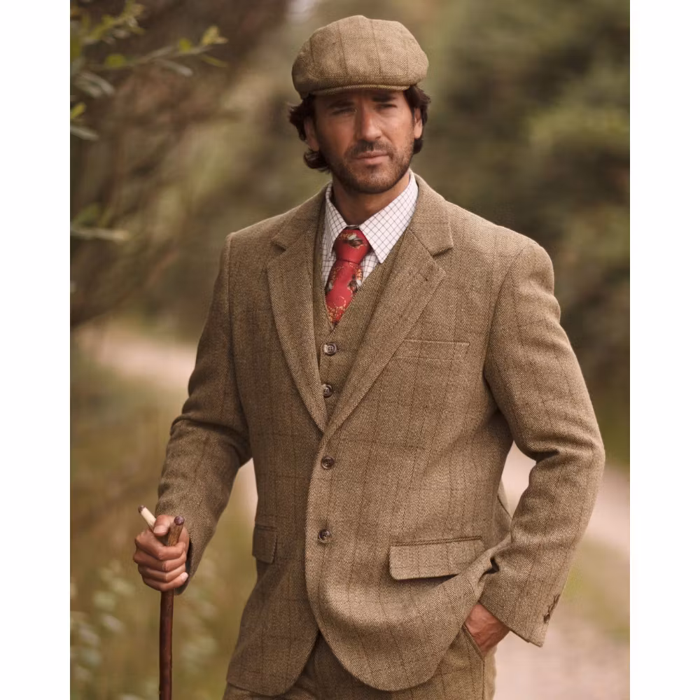 Tweedkavaj Windsor Light Sage - Derby Tweed