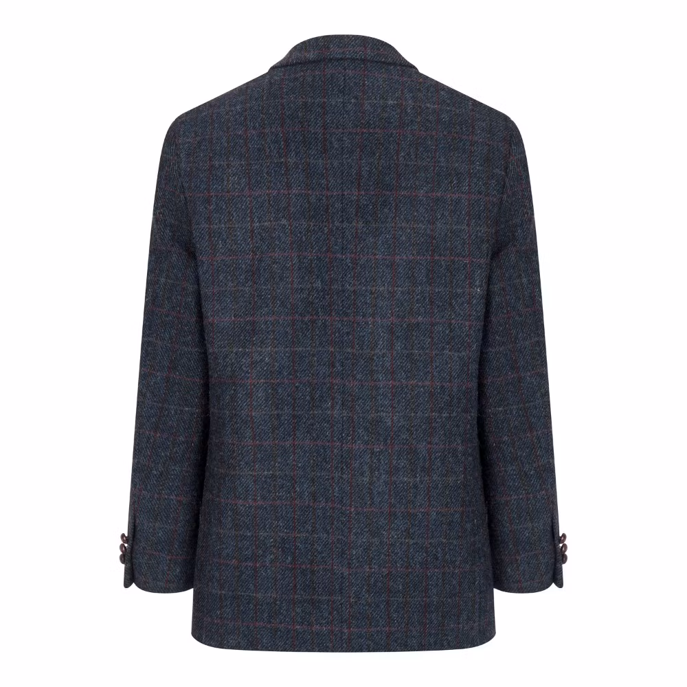 Harris Tweed kavaj Royal Blue - Blakemore
