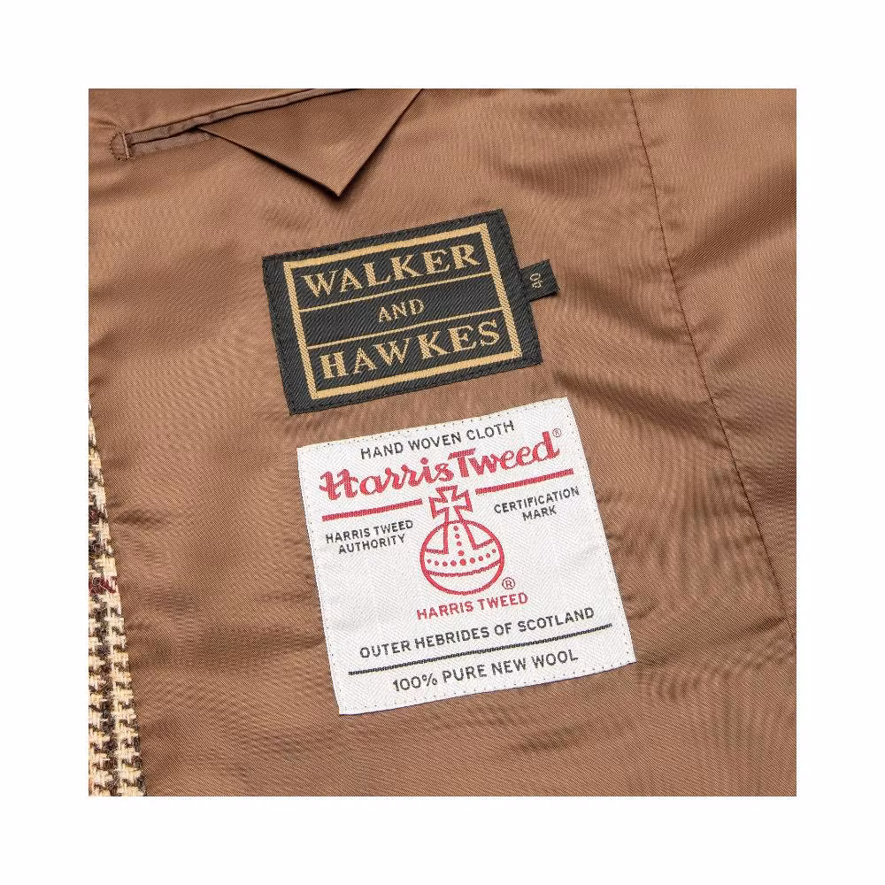 Harris Tweed kavaj Dessert Tan - Blakemore
