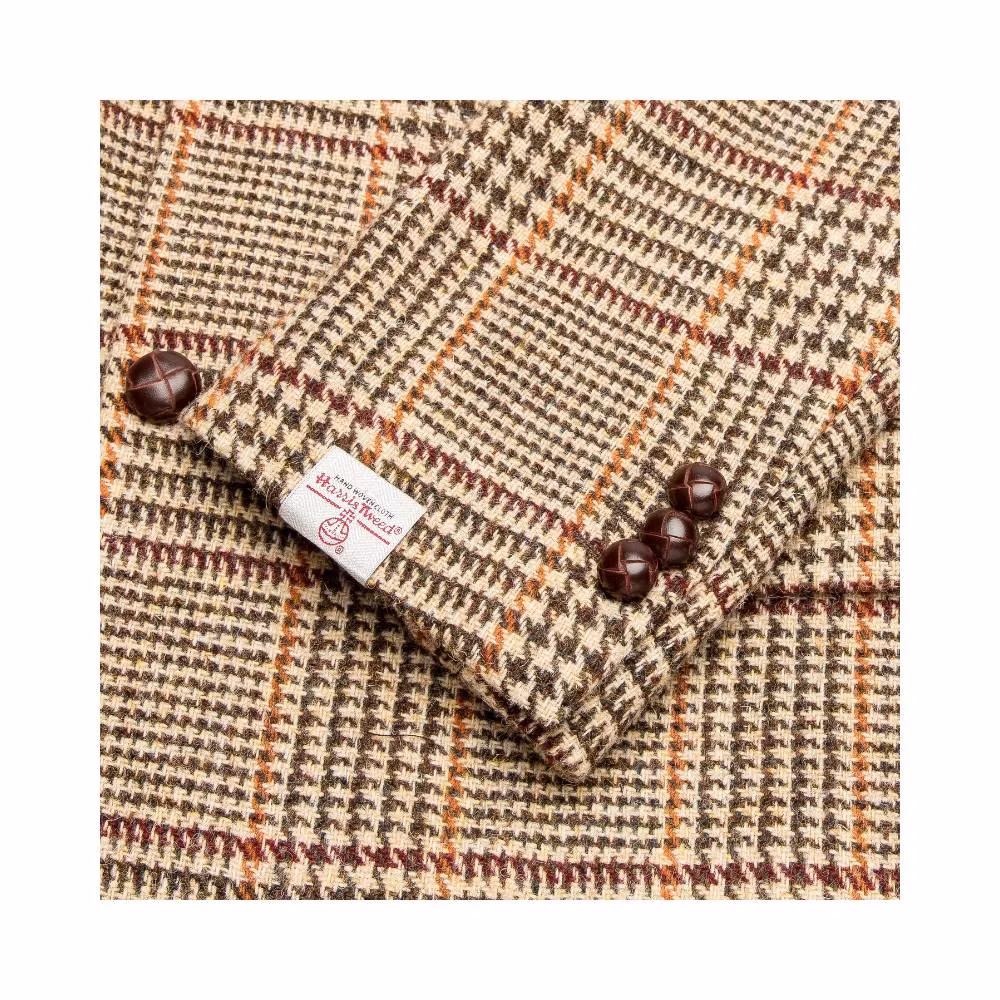 Harris Tweed kavaj Dessert Tan - Blakemore