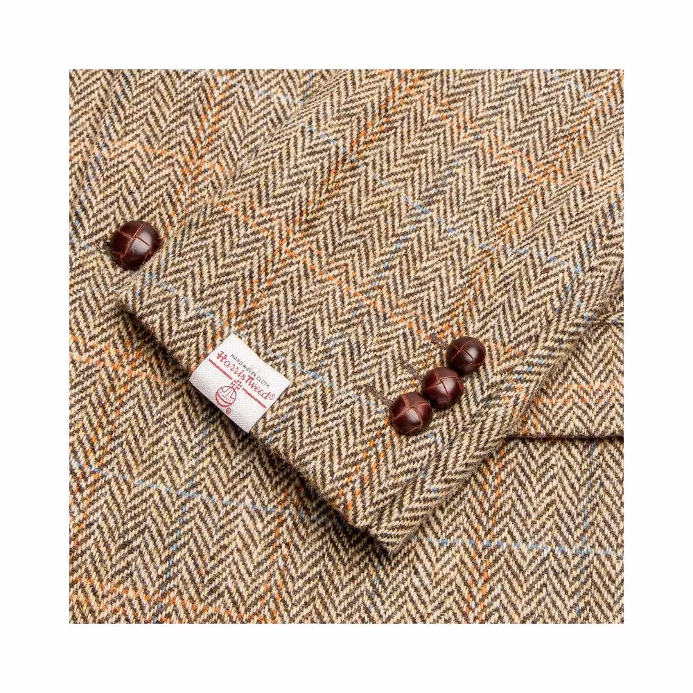 Tweedkavaj Blakemore White Sand - Harris Tweed