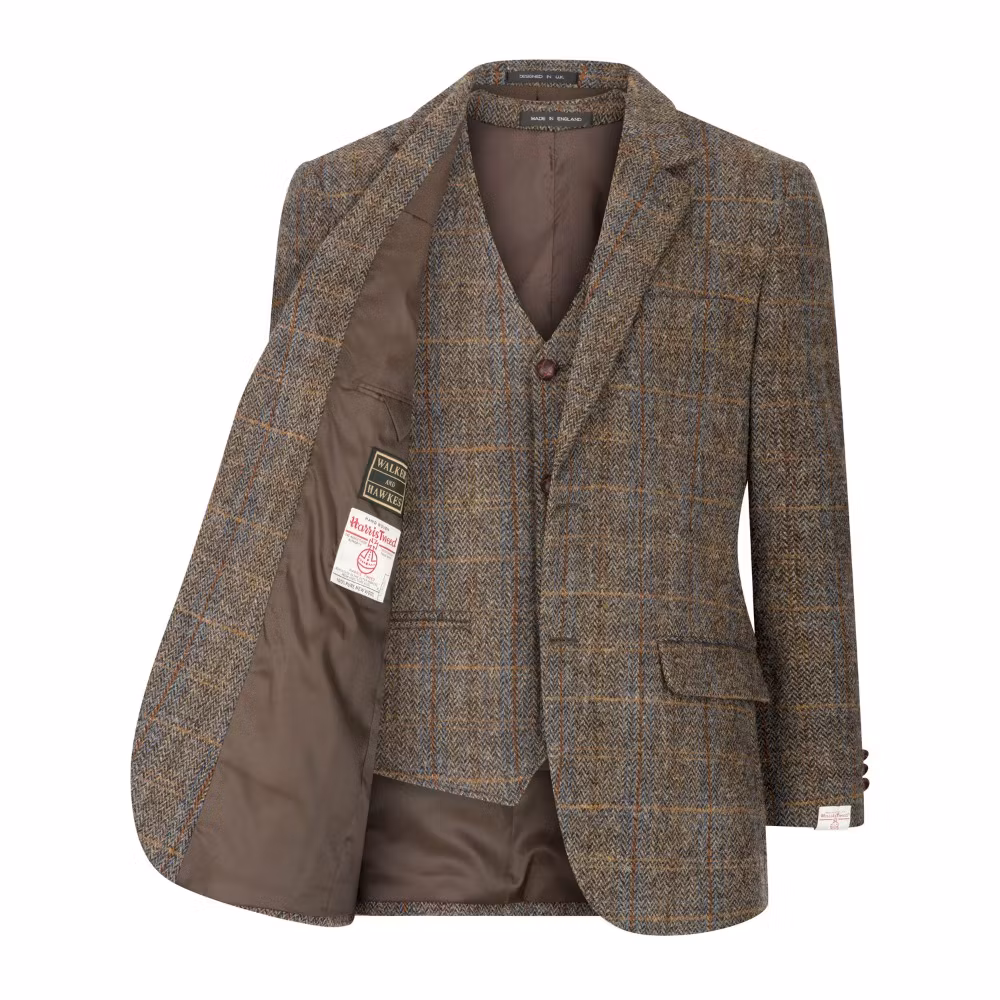 Tweedkavaj Blakemore Clinton Brown - Harris Tweed