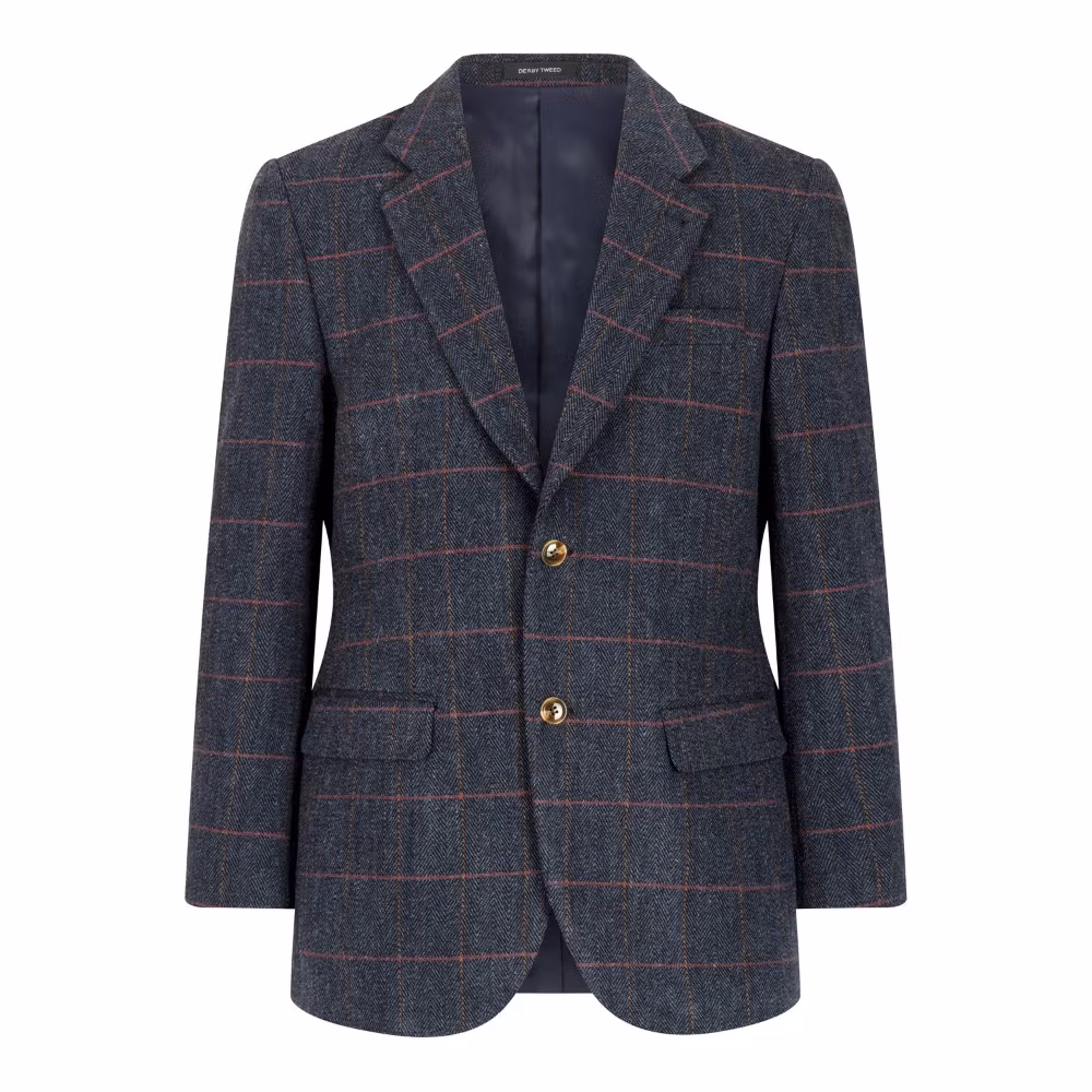 Tweedkavaj Windsor Blue - Derby Tweed