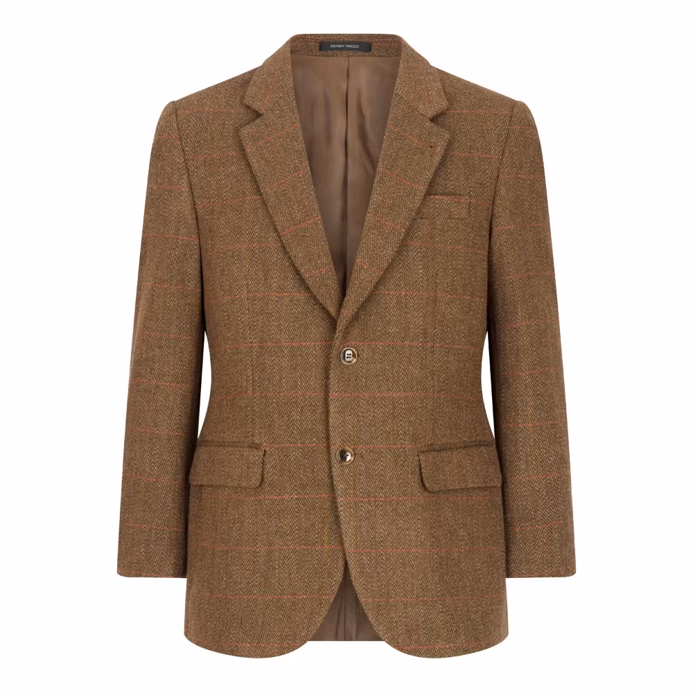 Tweedkavaj Windsor Brown - Derby Tweed