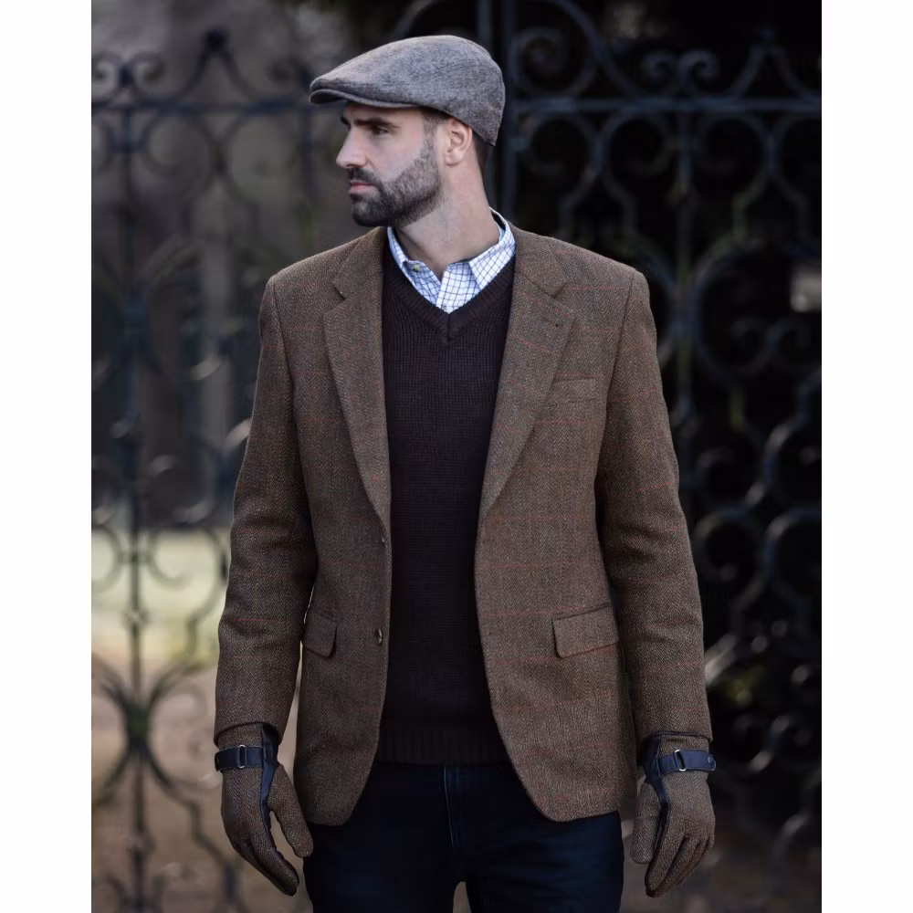 Tweedkavaj Windsor Brown - Derby Tweed
