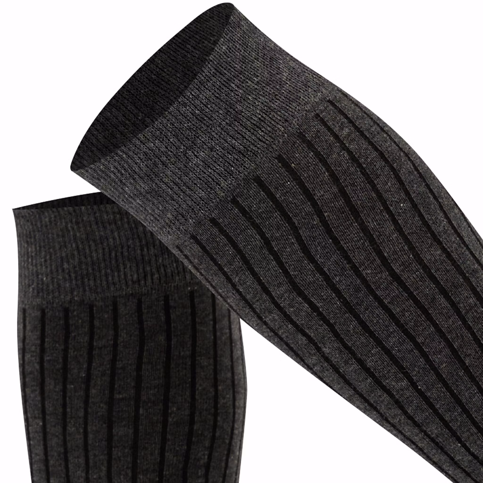 Antracit ribbad knästrumpa - MySocks