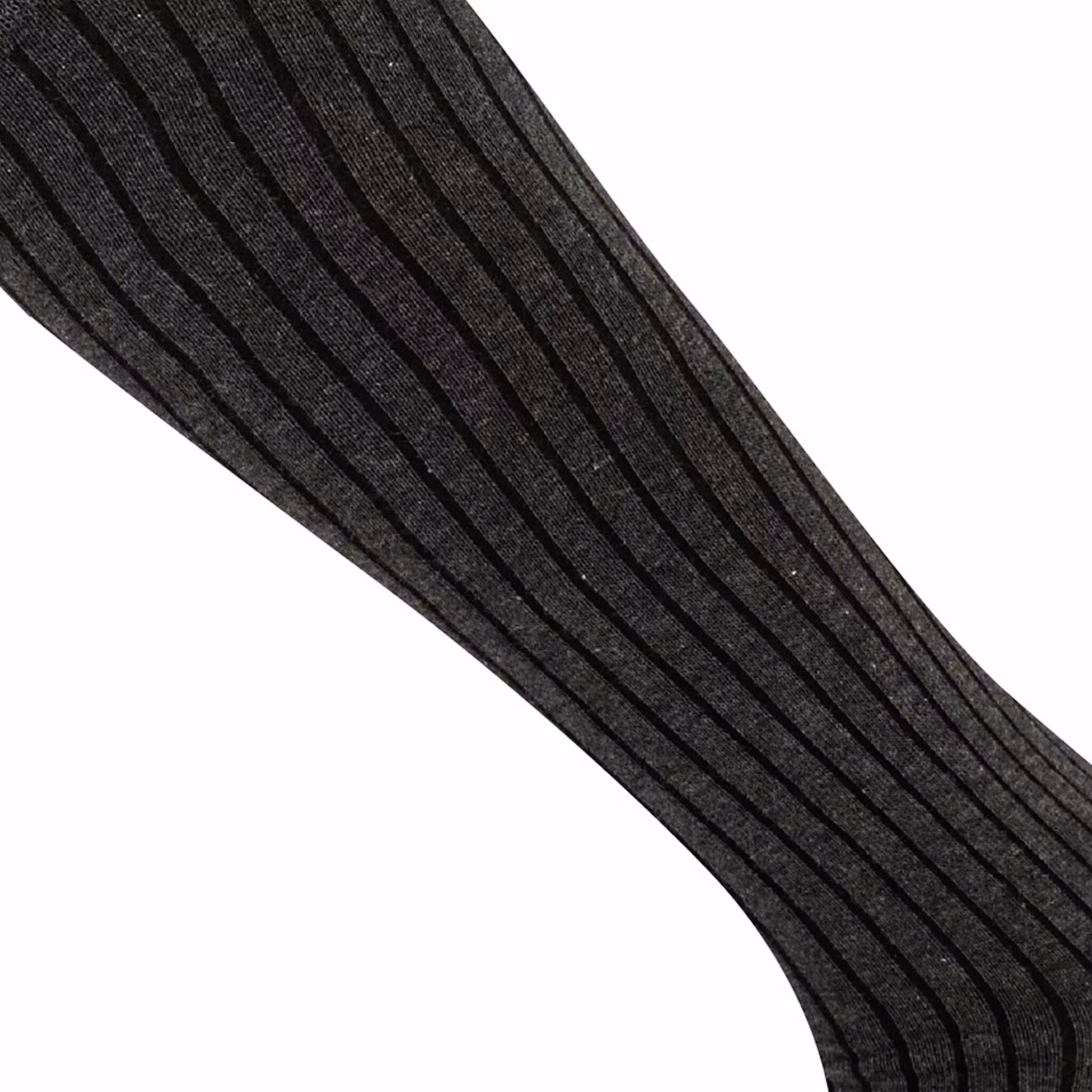 Antracit ribbad knästrumpa - MySocks