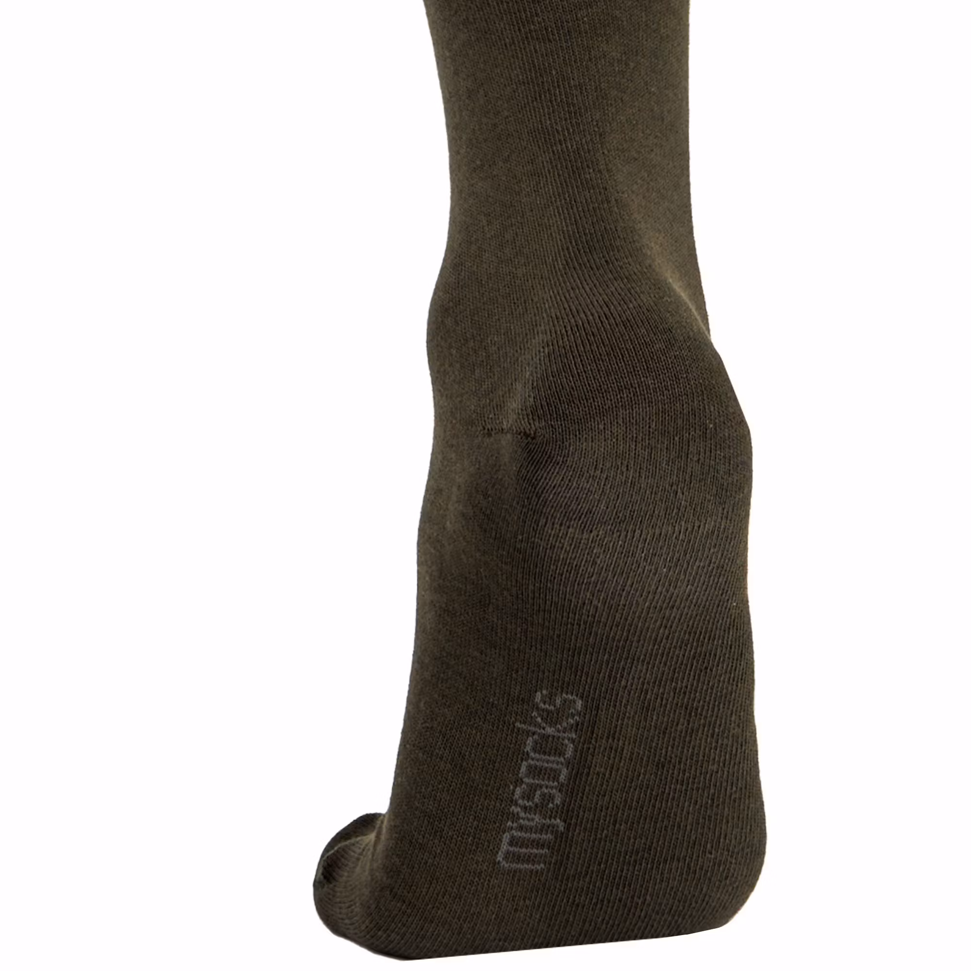 Khaki enfärgad knästrumpa - MySocks