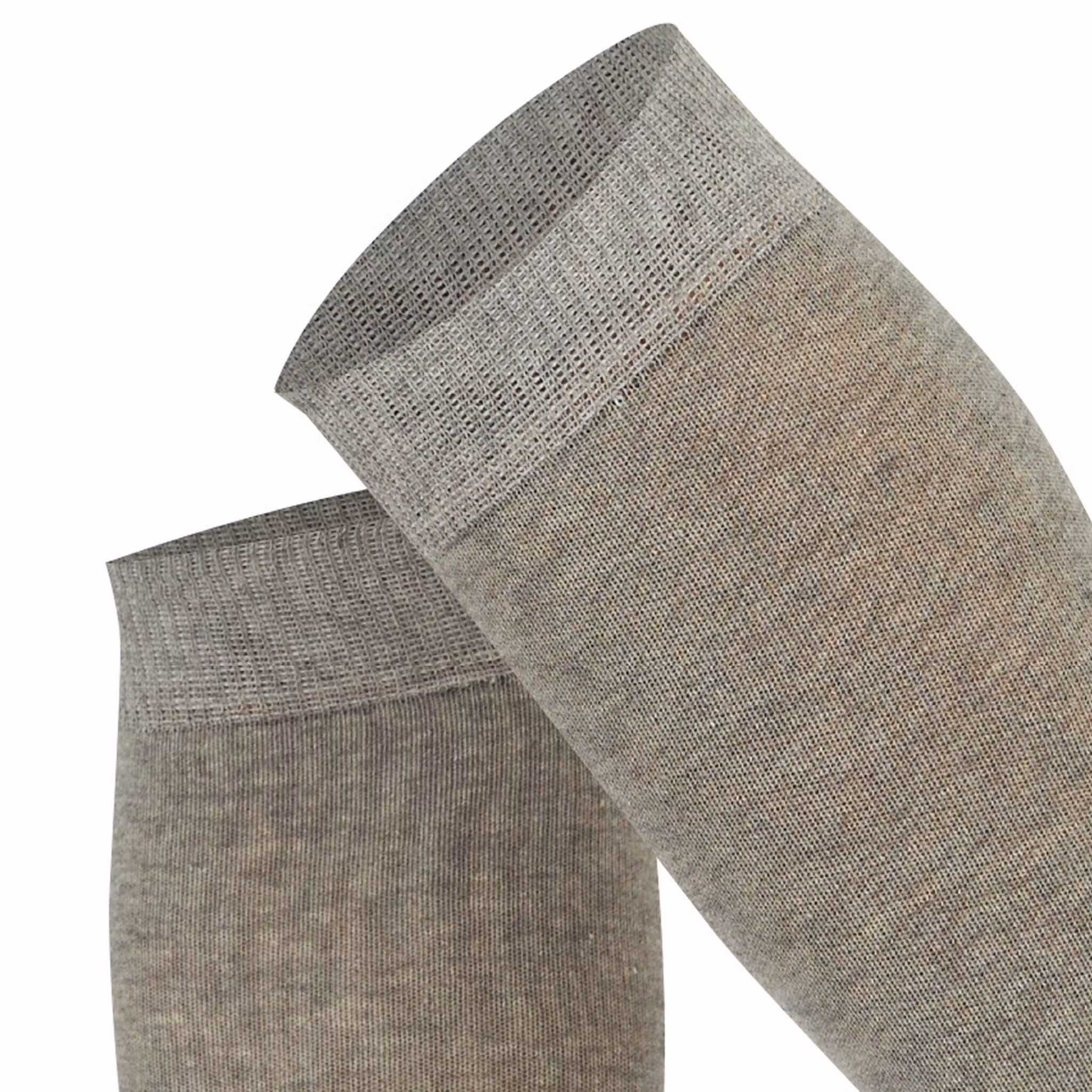 Grå enfärgad knästrumpa - MySocks