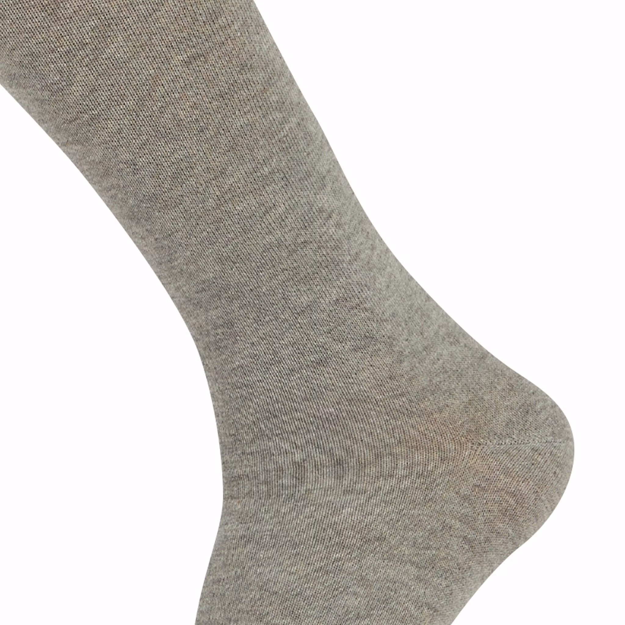 Grå enfärgad knästrumpa - MySocks