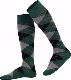 Grön argyle knästrumpa - MySocks