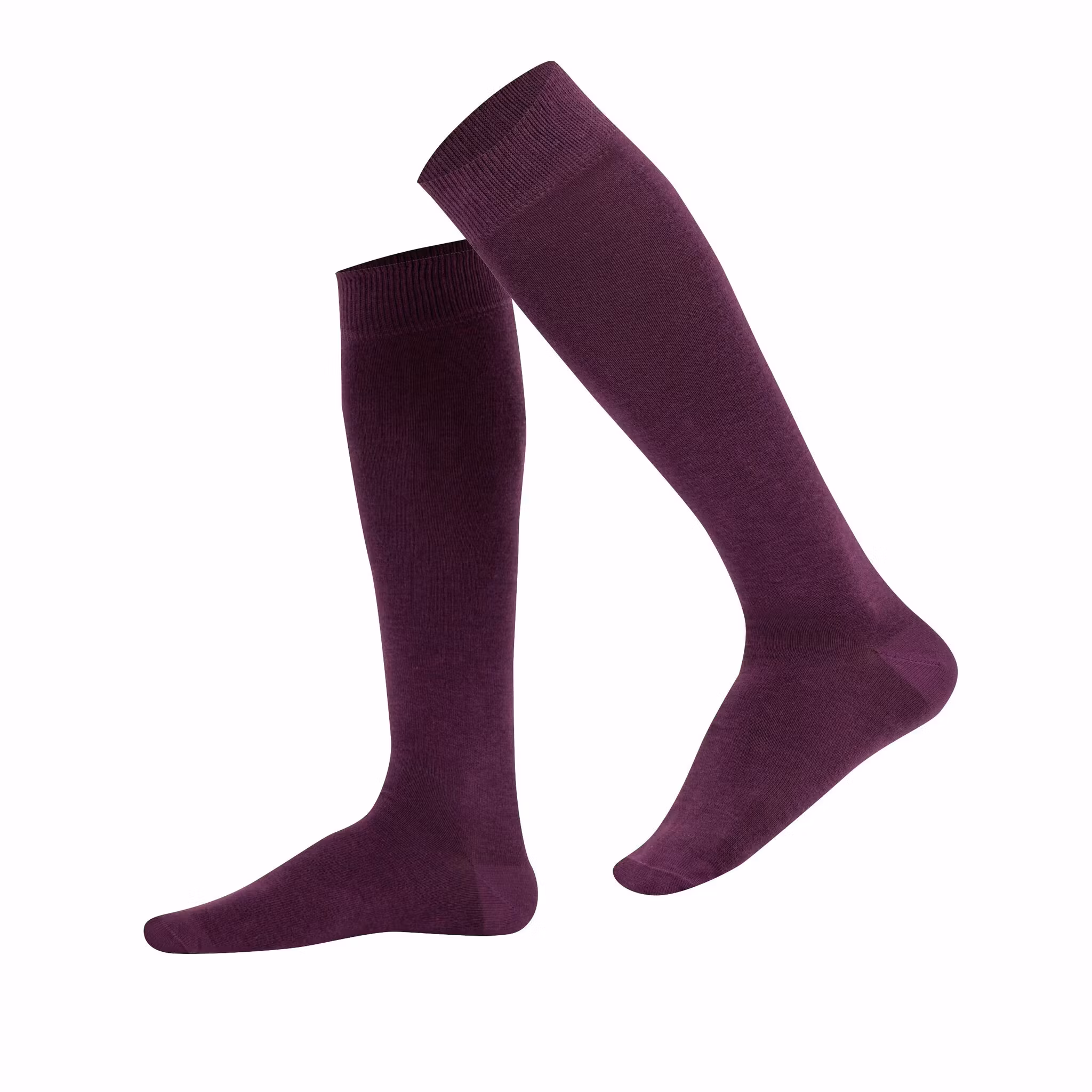 Lila enfärgad knästrumpa - MySocks