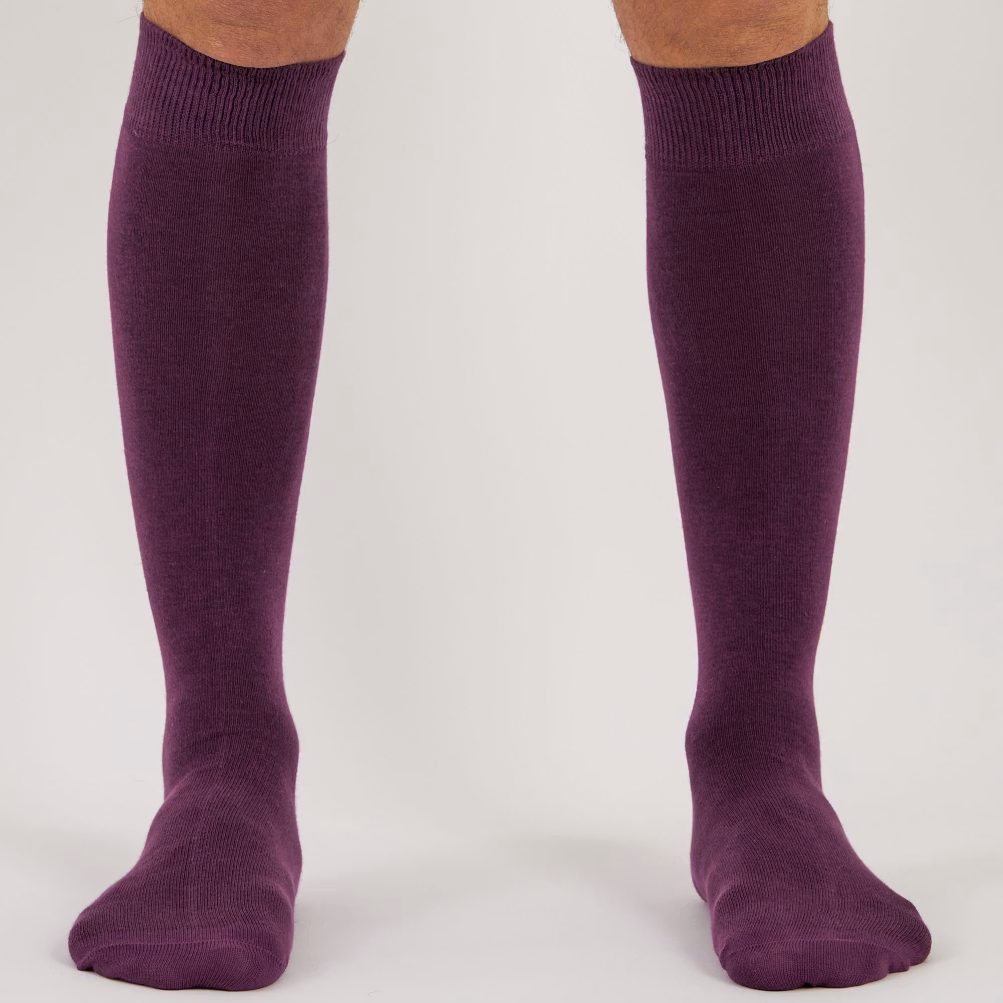 Lila enfärgad knästrumpa - MySocks