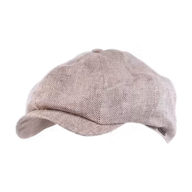 Newsboy Classic Cap Herringbone Brown - Wigéns
