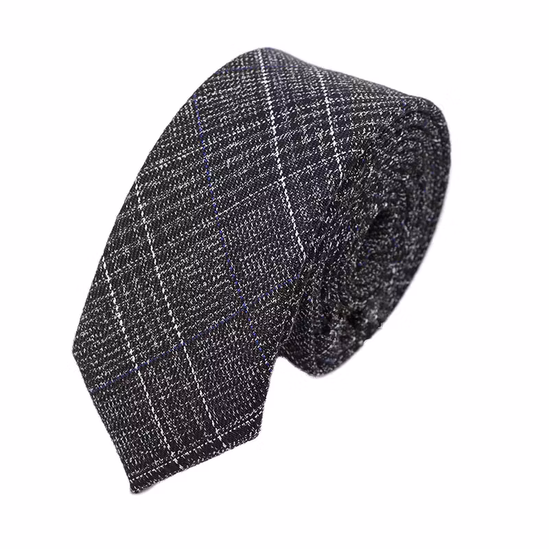 Grå mönstrad slips