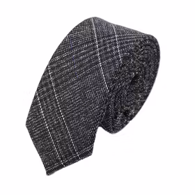 Grå mönstrad slips