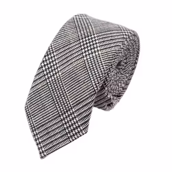 Beige mönstrad slips