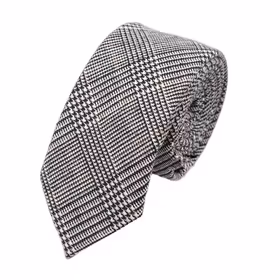 Beige mönstrad slips