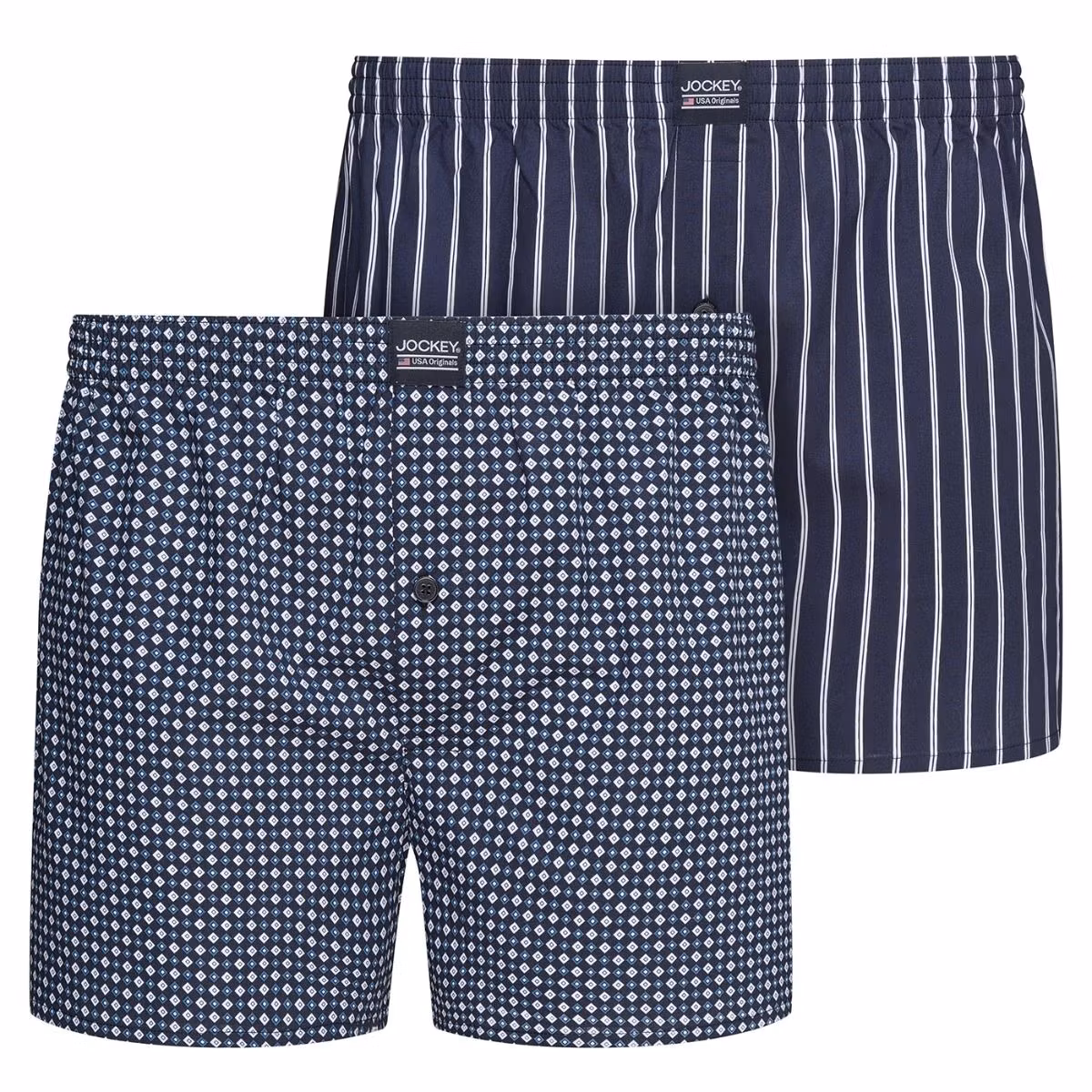 Boxer woven Navy 2-p - Jockey