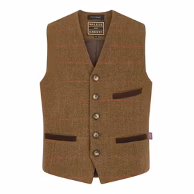 Tweedväst Alcott Brown - Walker & Hawkes
