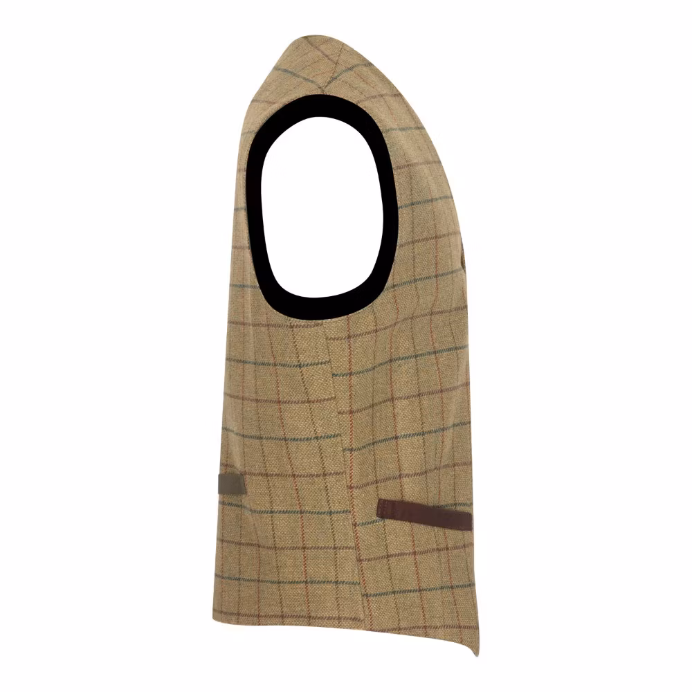 Tweedväst Alcott Beige - Walker & Hawkes