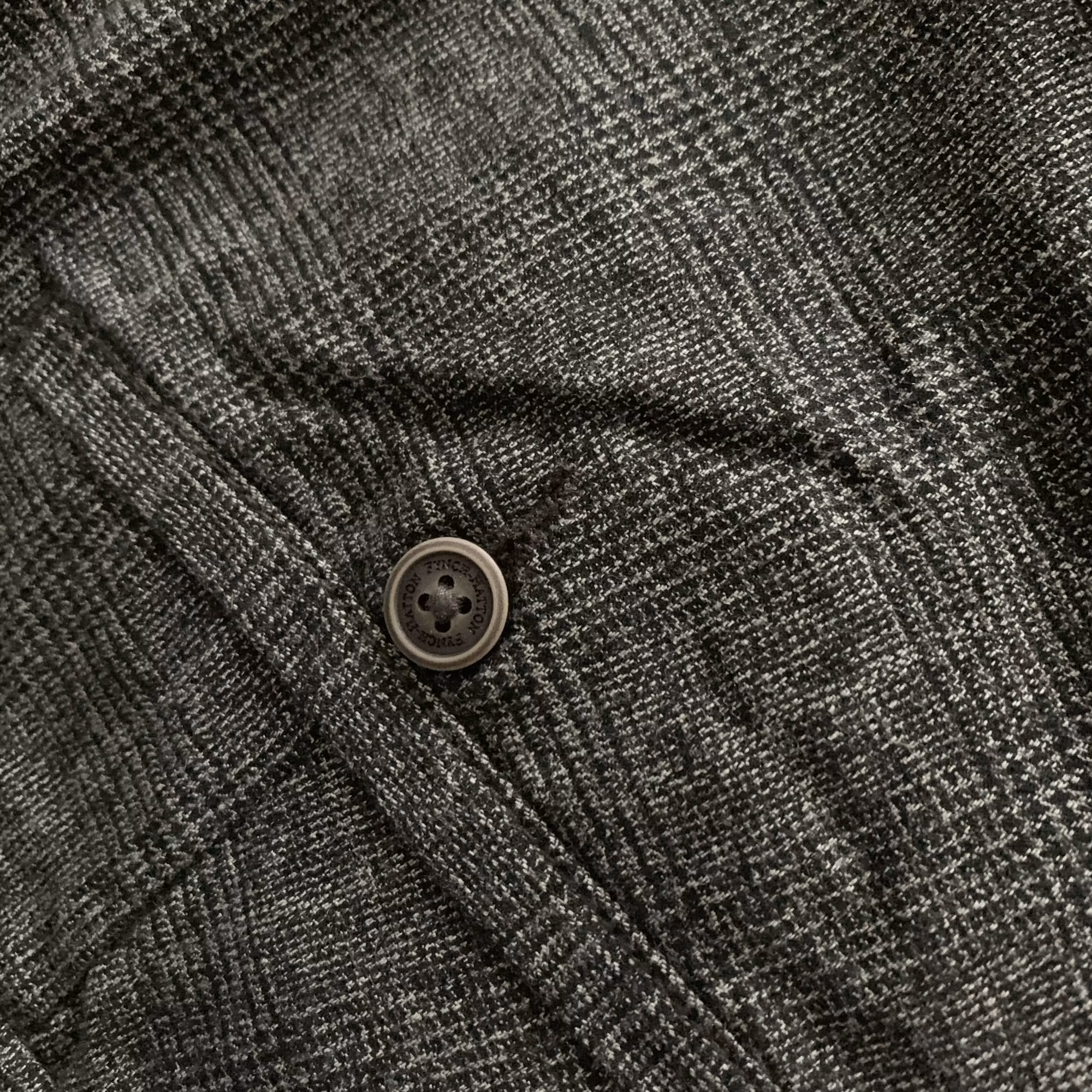 Byxa med mönster Steel Grey - Fynch-Hatton