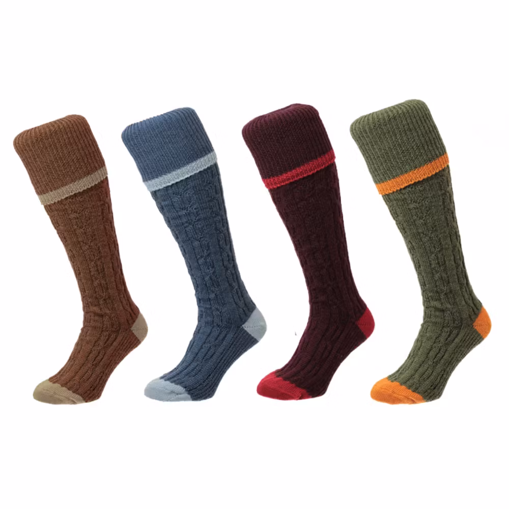 Knästrumpa fyra olika färger - Bisley